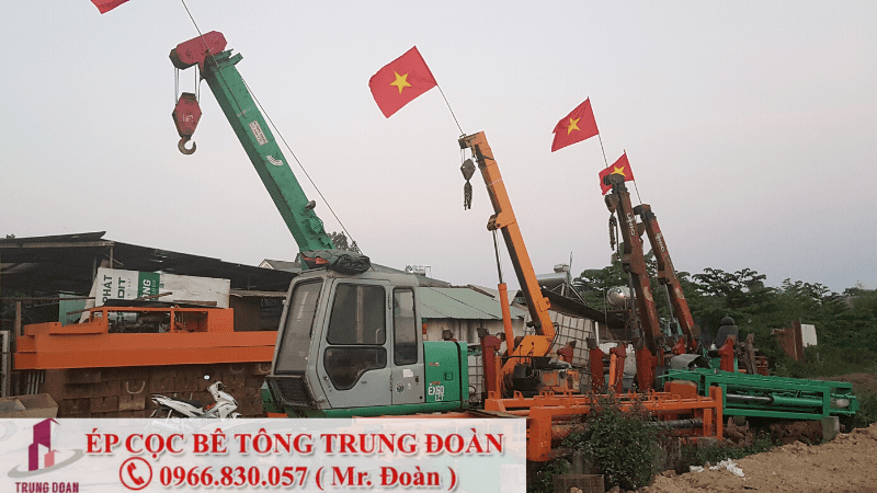 khoảng cách ép cọc bê tông