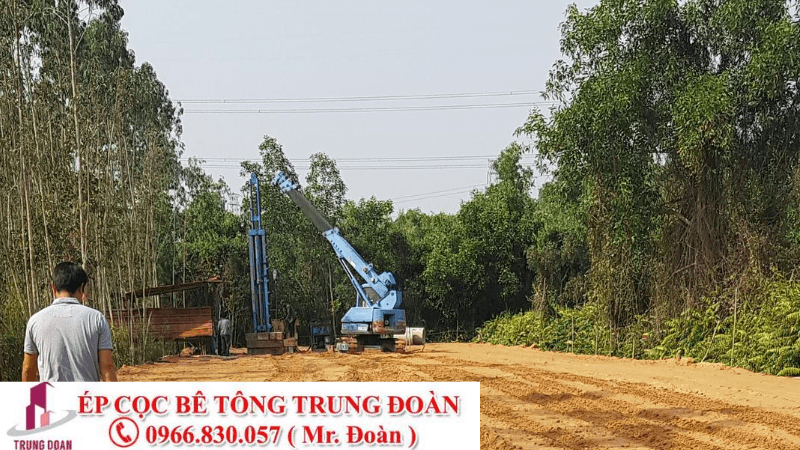 ép cọc công trình khu dân cư