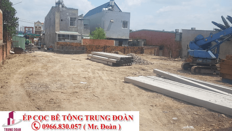 ép cọc bê tông huyện Chợ Lách, Mỏ Cày tỉnh Bến Tre