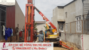 giàn ép cọc bê tông