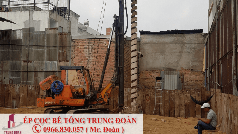 Ép cọc bê tông xã Bảo Bình huyện Cẩm Mỹ