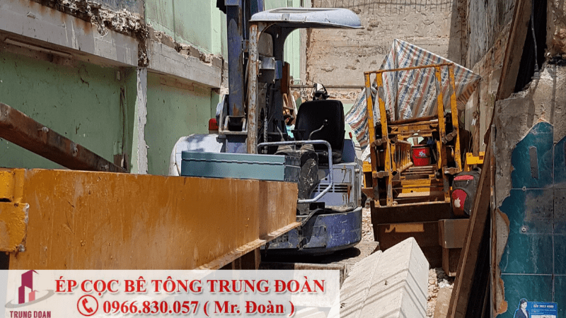 Ép cọc bê tông phường Bình Hưng Hòa