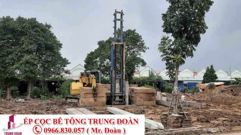 ép cọc bê tông tại tỉnh Tây Ninh