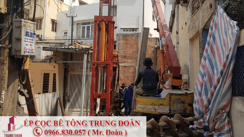 ép cọc bê tông phường 1 quận 6