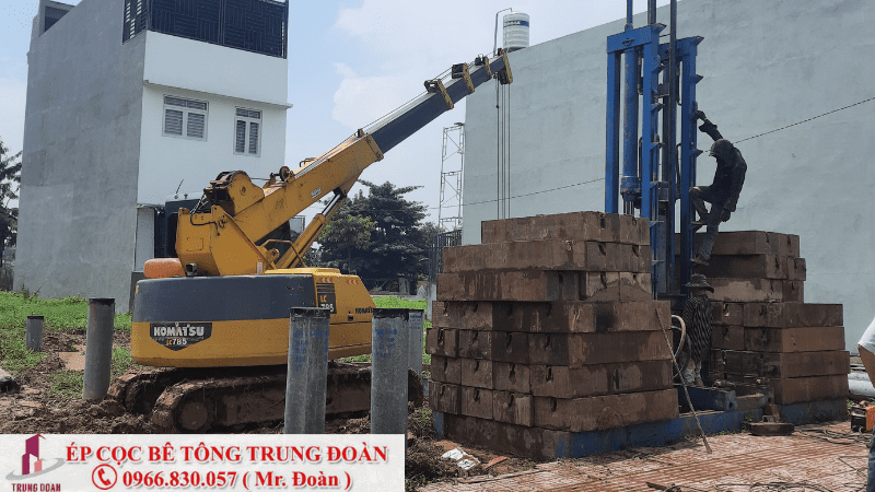 ép cọc bê tông huyện Bến Cầu Tây Ninh