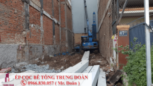 ép cọc bê tông xã Phú Tân huyện Định Quán
