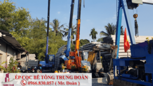 Ép cọc bê tông thị trấn Lai Uyên huyện Bàu Bàng