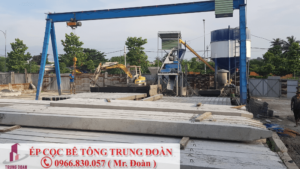 Ép cọc bê tông phường Trung Tránh huyện Hóc Môn