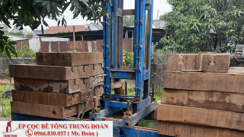 ép cọc bê tông xã Khánh Hưng huyện Vĩnh Hưng