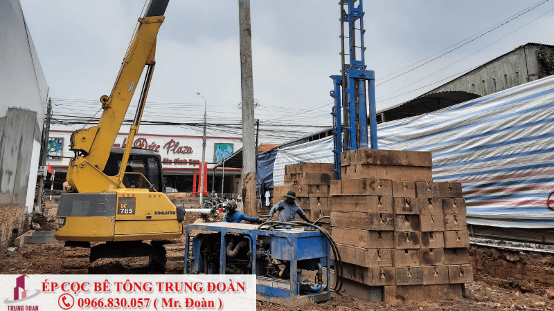 Ép cọc bê tông phường 3 quận Tân Bình