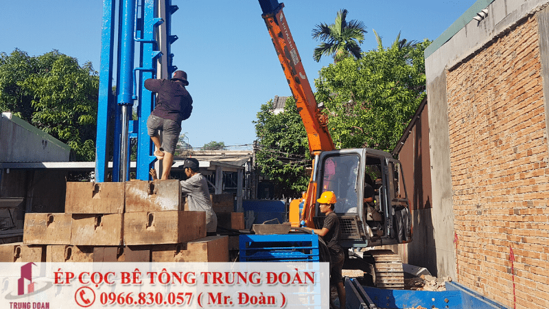 ép cọc bê tông phường Phú Thạnh quận Tân Phú