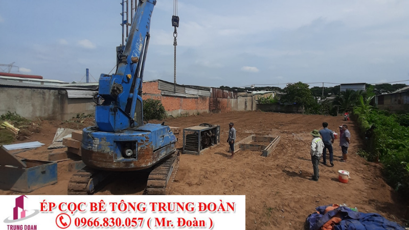 ép cọc bê tông xã Thạnh Hưng thị xã Kiến Hưng